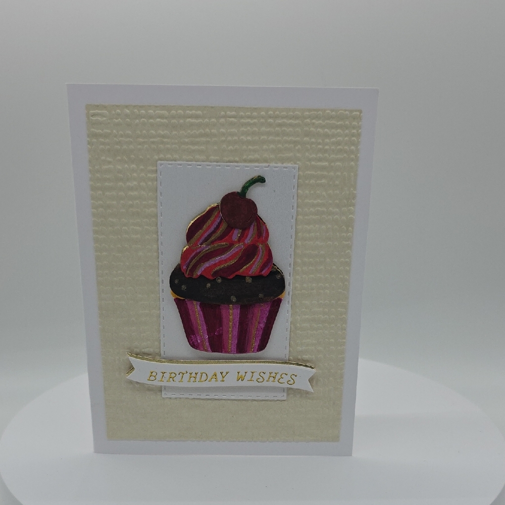 Birthday Wishes – Cupcake Greeting Card